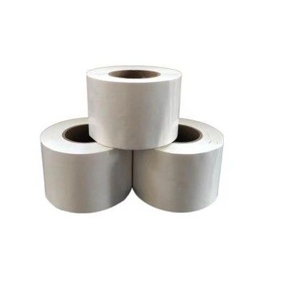 LDPE White Shrink Wrap Tape 100mm Larghezza 30m Lunghezza Con 3' 'Core di plastica