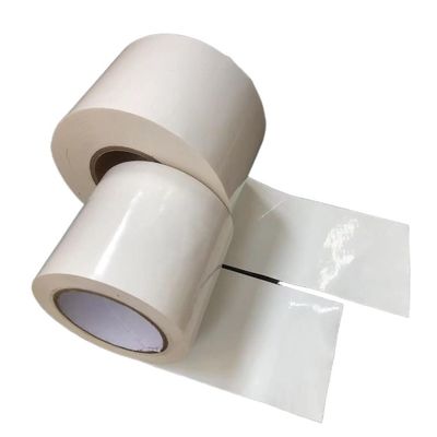 LDPE White Shrink Wrap Tape 100mm Larghezza 30m Lunghezza Con 3' 'Core di plastica