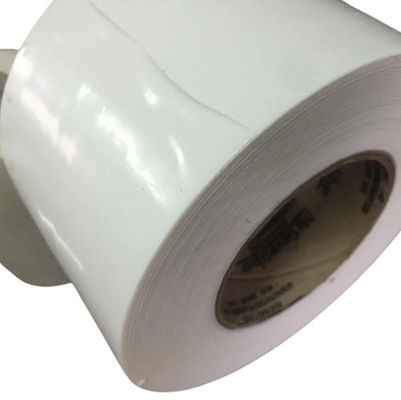 LDPE White Shrink Wrap Tape 100mm Larghezza 30m Lunghezza Con 3' 'Core di plastica