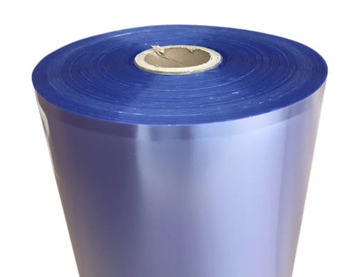 19 micron trasparente PVC Rimborso film di avvolgimento rotolo Centerfold Rimborso a bassa temperatura