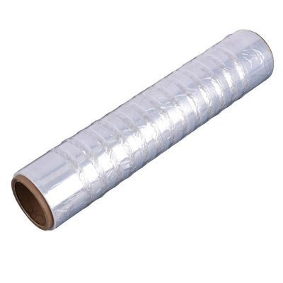 Rollo di foglio di plastica trasparente a ventilazione LDPE per avvolgimento a mano 500 mm x 470 m