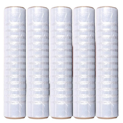Rollo di foglio di plastica trasparente a ventilazione LDPE per avvolgimento a mano 500 mm x 470 m