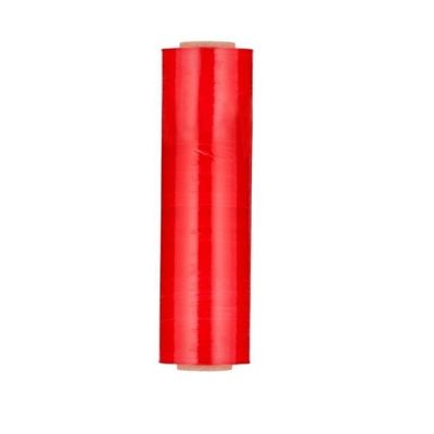 Colore rosso 30 micron LDPE stretch film pallet flexible wrap stretch film