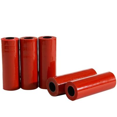 Colore rosso 30 micron LDPE stretch film pallet flexible wrap stretch film
