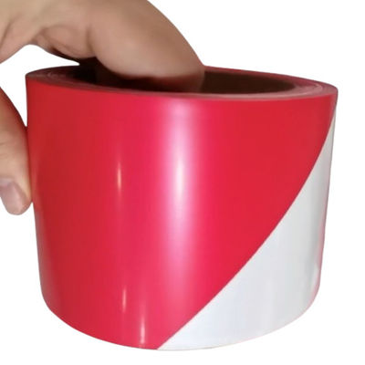 Avvertenza stradale PE Film protettivo nero giallo rosso bianco Nastro di sicurezza