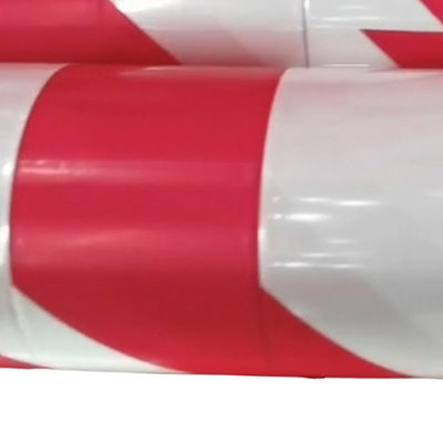 Avvertenza stradale PE Film protettivo nero giallo rosso bianco Nastro di sicurezza