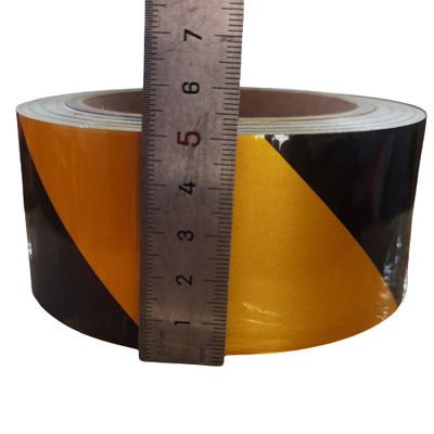 Filtro adesivo di protezione in PE Nero giallo Nastro di avvertimento ISO9001 SGS CE ROHS approvato