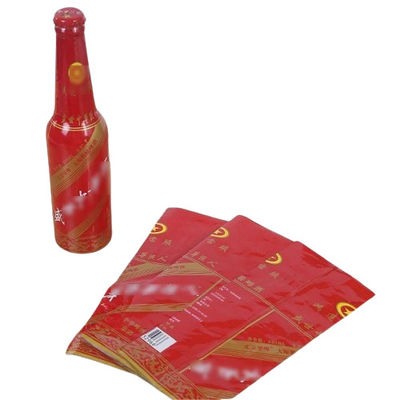 Etichette di confezione termicamente ristrettiva per bottiglie Etichette termicamente ristrettive in PVC Etichetta a manica