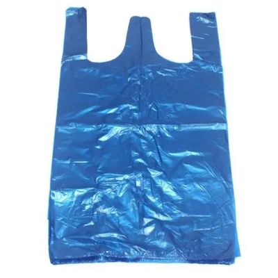 OEM Stile giubbotto blu Sacchetti di plastica spessore 0,03 mm Sacchetti di plastica per alimentari di grandi dimensioni