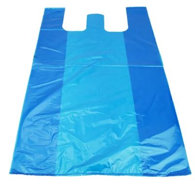 OEM Stile giubbotto blu Sacchetti di plastica spessore 0,03 mm Sacchetti di plastica per alimentari di grandi dimensioni