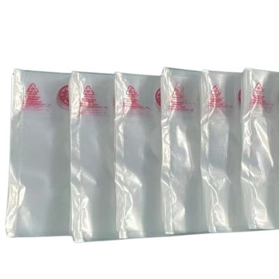 Tasse per la spesa in plastica trasparente di grado alimentare PE 30 micron T-shirt Tasse a manica