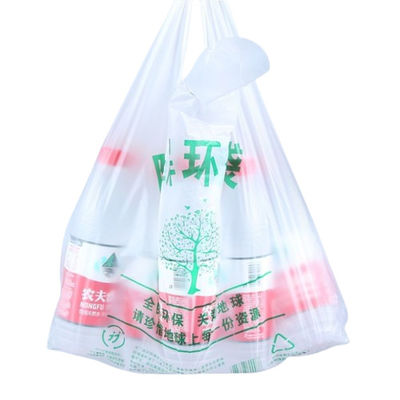 Sacchetti per la spesa biodegradabili bianchi verdi Sacchetti per il cibo in plastica biodegradabili riutilizzabili