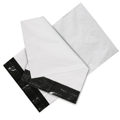 50 micron LDPE White Poly Mailer Envelopes Borse di spedizione per E-Business