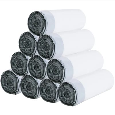 LDPE sacchetto della spazzatura a corda di trazione spessore 0,04 mm contenitore del bidone dei rifiuti su rotolo