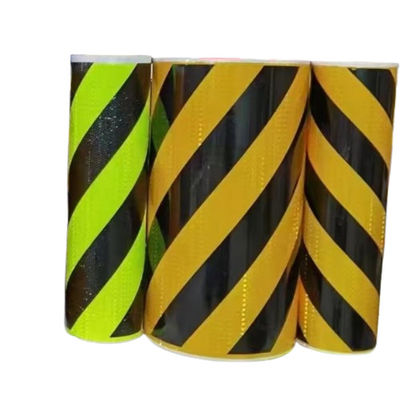 Traffico stampato BOPP Nastro di avvertimento nero e giallo