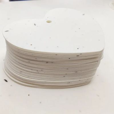 200 grammi Carta bianca di semi incorporati 0,3 mm - 0,5 mm Spessore 100 fogli