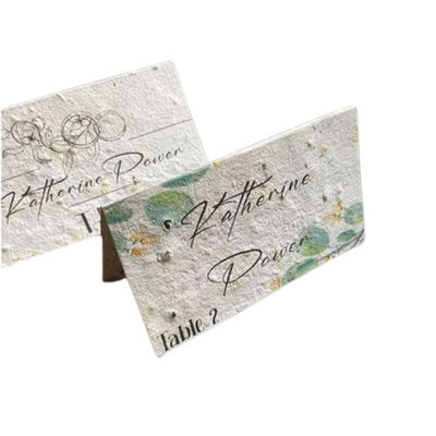 Carta di sementi incrustabile stampata in formato A5 Cartoline di auguri a colori personalizzati