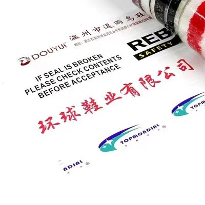 Logo stampato Nastro di imballaggio BOPP trasparente spessore 36 - 65 micron