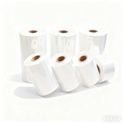 Film BOPP trasparente e trasparente, di ottima durata e resistenza all'umidità, adatto all'etichettatura degli imballaggi alimentari