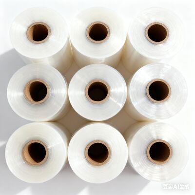 Film BOPP trasparente e trasparente, di ottima durata e resistenza all'umidità, adatto all'etichettatura degli imballaggi alimentari